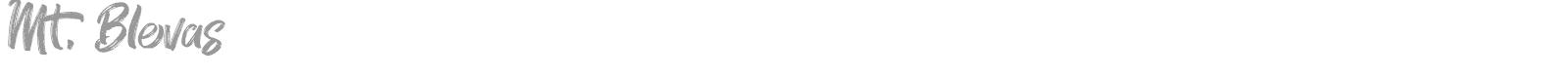 Mt. Blevas font preview